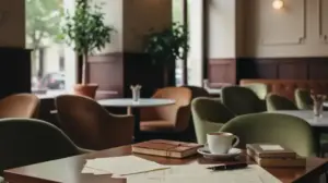 kafejka z kartkami na czwartek