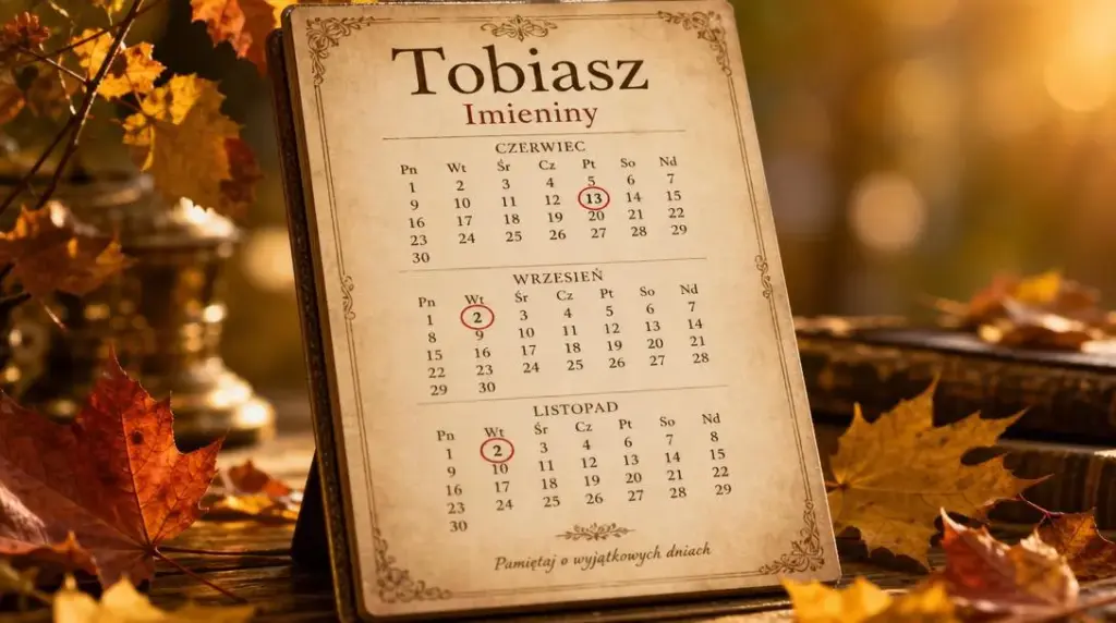 Kiedy obchodzi się imieniny Tobiasza?